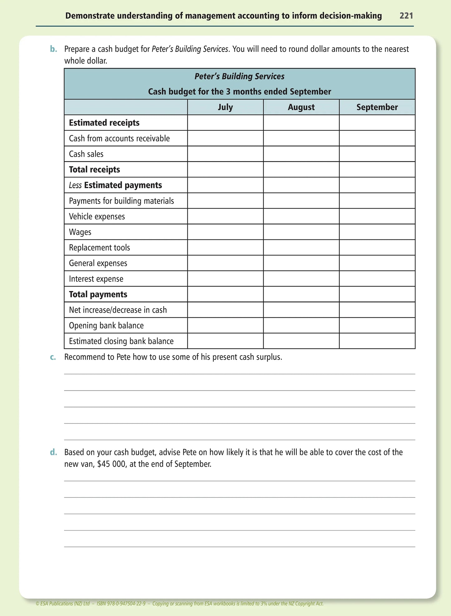 Learning Workbook Level 3 Accounting