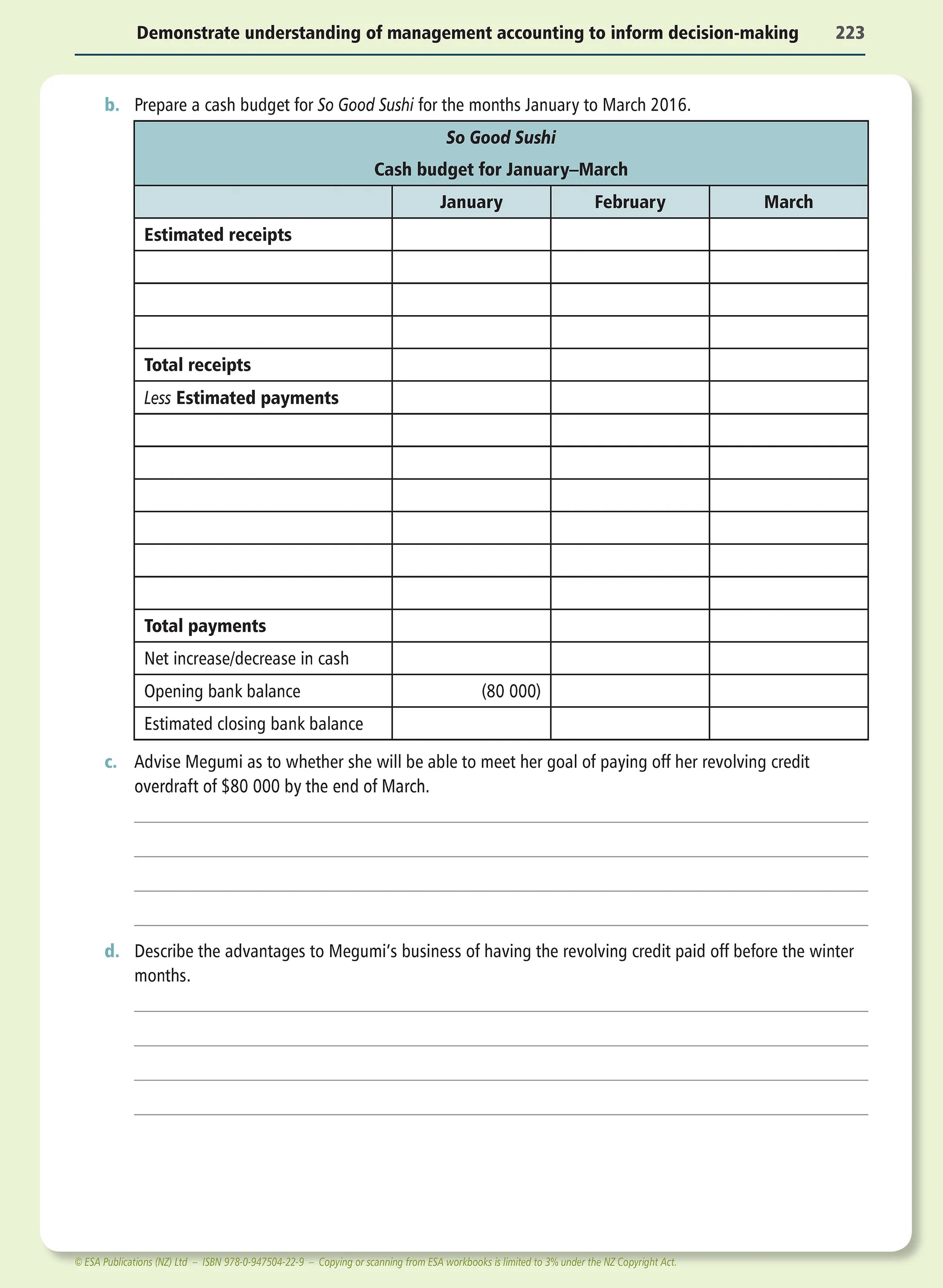 Learning Workbook Level 3 Accounting