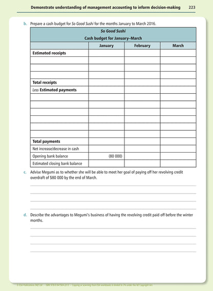 Learning Workbook Level 3 Accounting