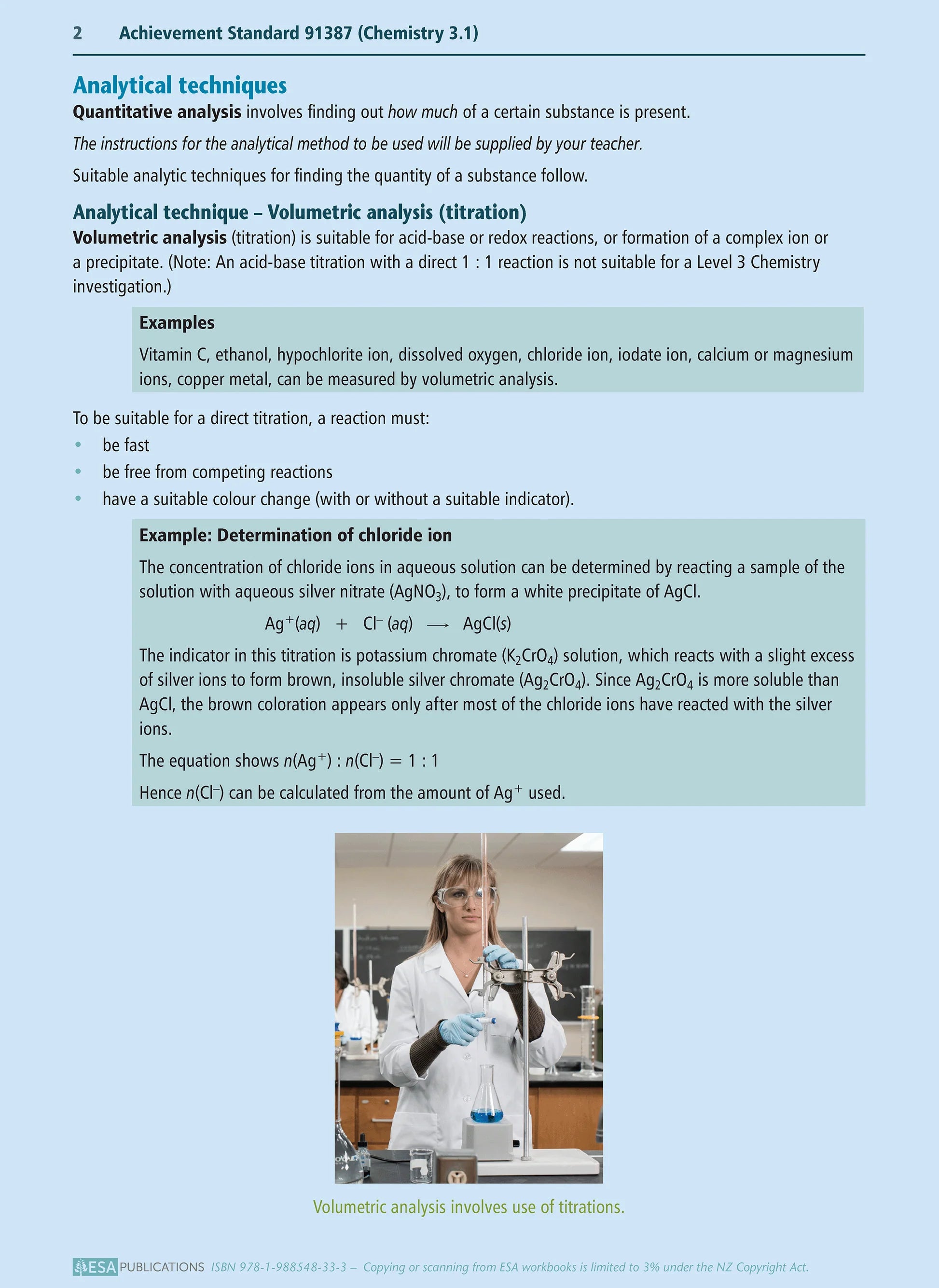 Learning Workbook Level 3 Chemistry