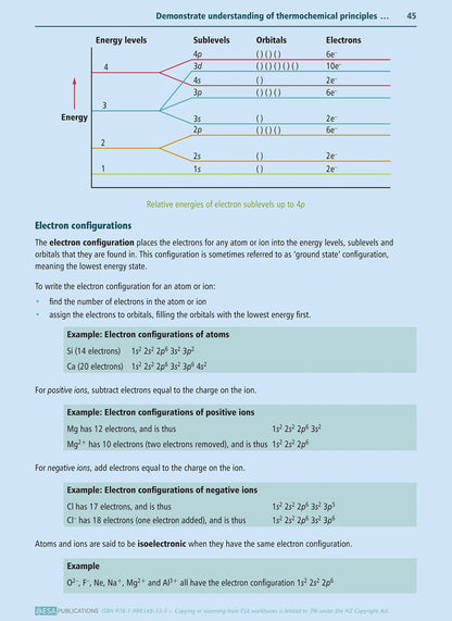 Learning Workbook Level 3 Chemistry