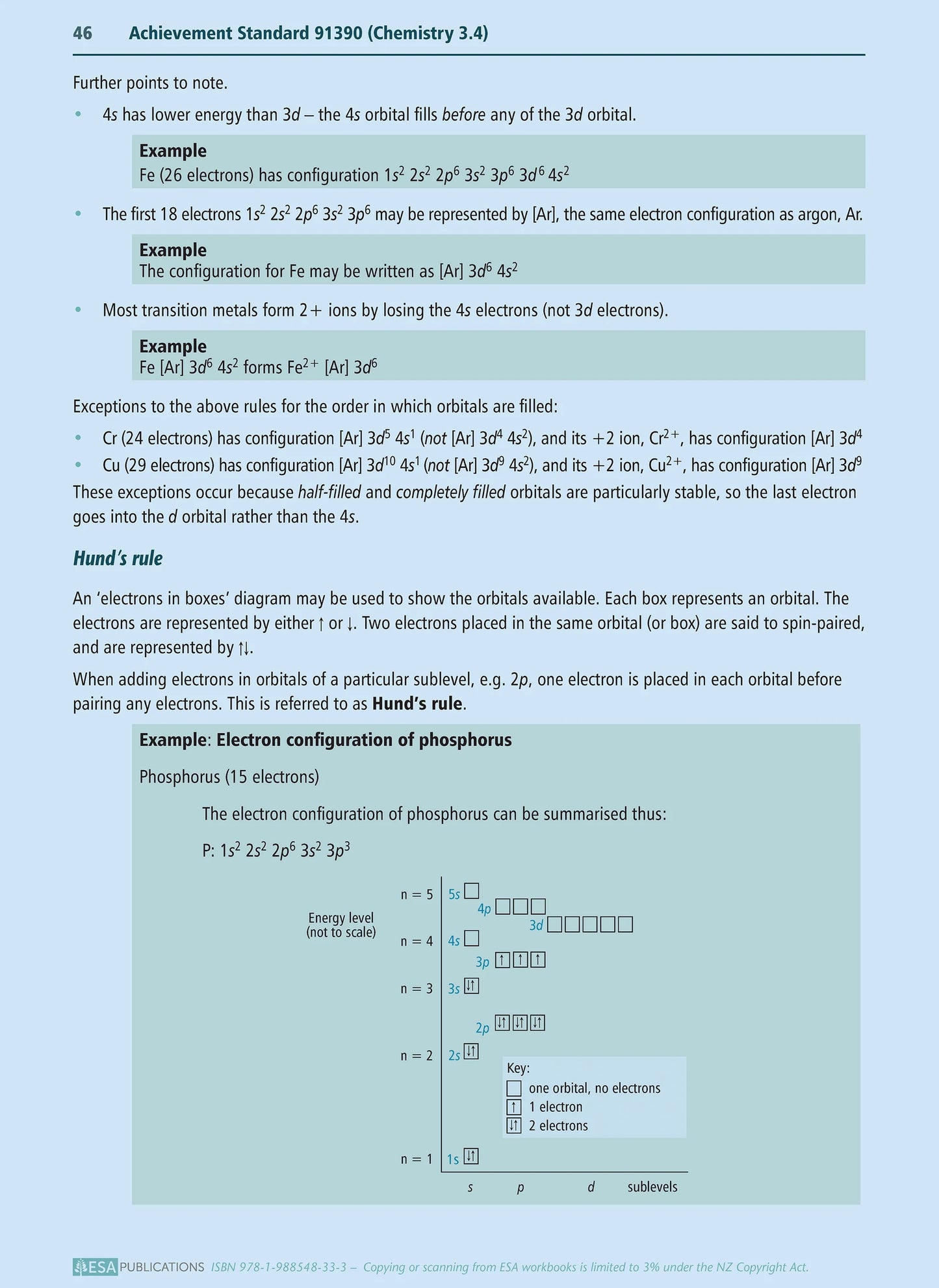 Learning Workbook Level 3 Chemistry