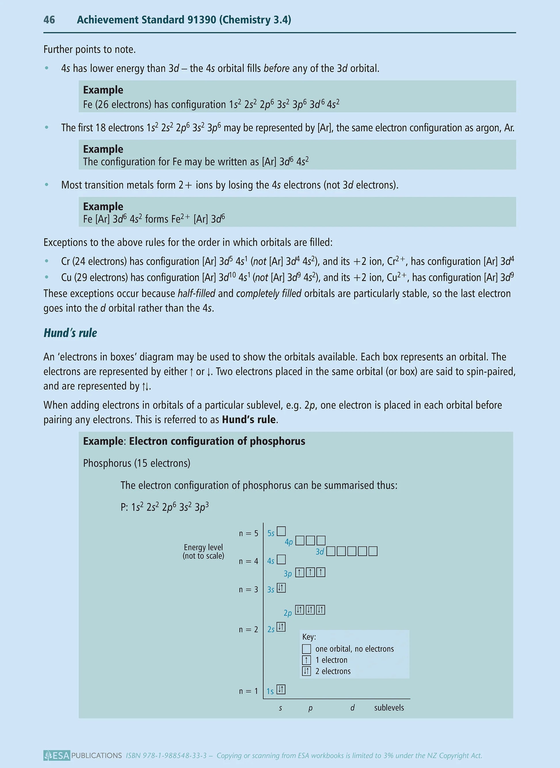 Learning Workbook Level 3 Chemistry