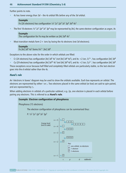 Learning Workbook Level 3 Chemistry
