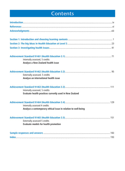 Learning Workbook Level 3 Health Education