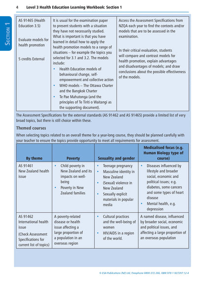 Learning Workbook Level 3 Health Education