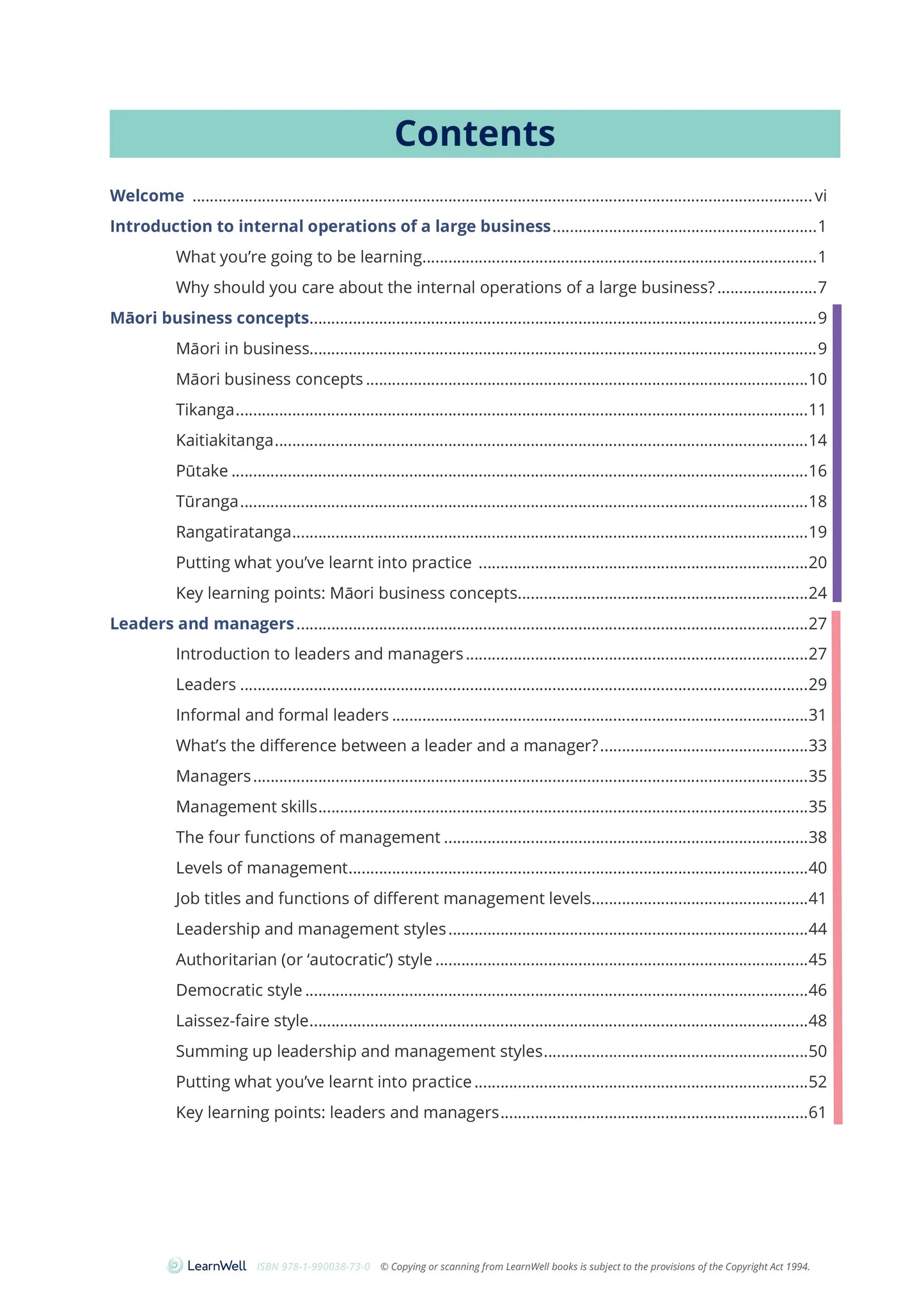 Learnwell 90843 Internal Operations of a Large Business Learning Guide – NCEA Level 2 Business Studies