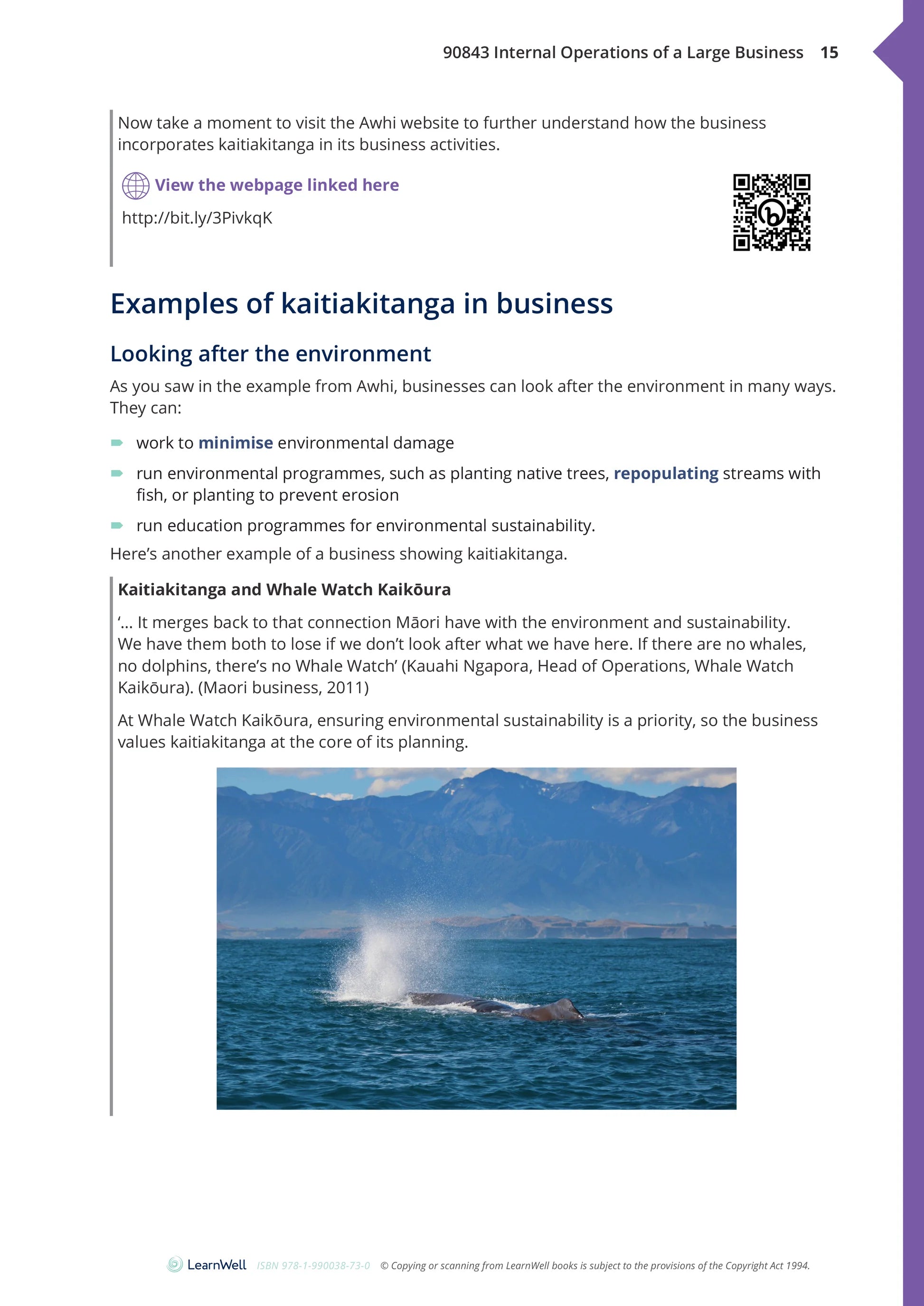 Learnwell 90843 Internal Operations of a Large Business Learning Guide – NCEA Level 2 Business Studies