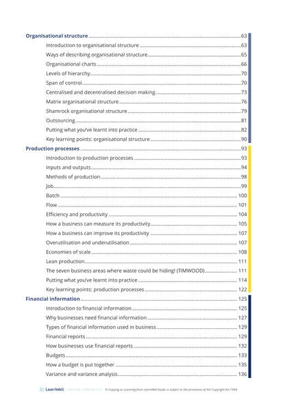 Learnwell 90843 Internal Operations of a Large Business Learning Guide – NCEA Level 2 Business Studies