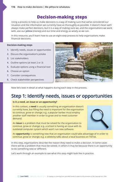 Learnwell 92028 Organisation’s Financial Decision-Making Learning Guide
