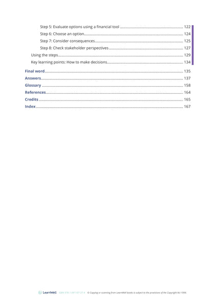 Learnwell 92028 Organisation’s Financial Decision-Making Learning Guide