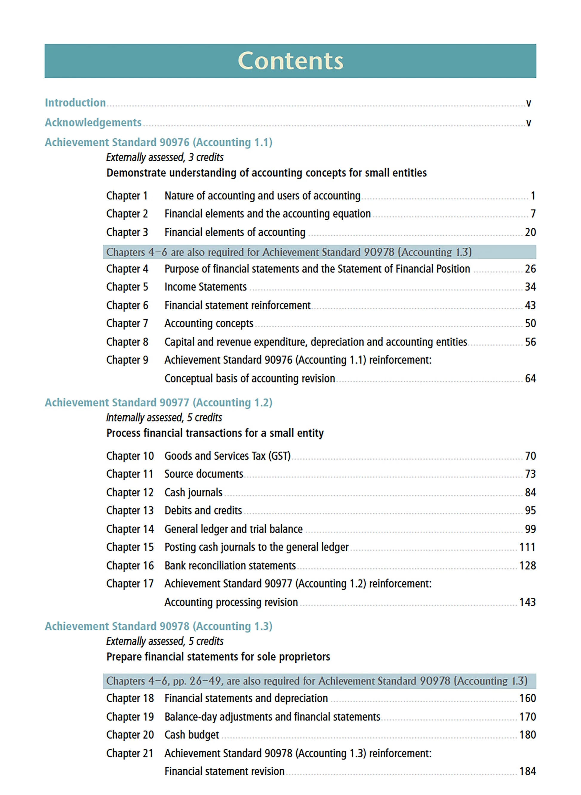 Learnwell Level 1 Accounting Learning Workbook