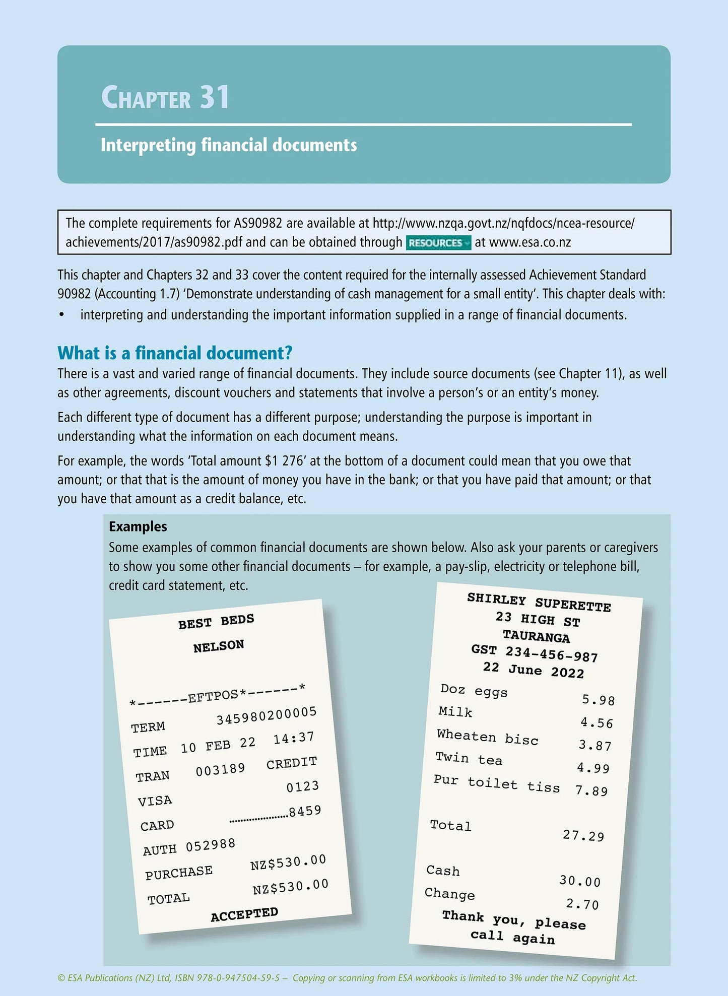 Learnwell Level 1 Accounting Learning Workbook