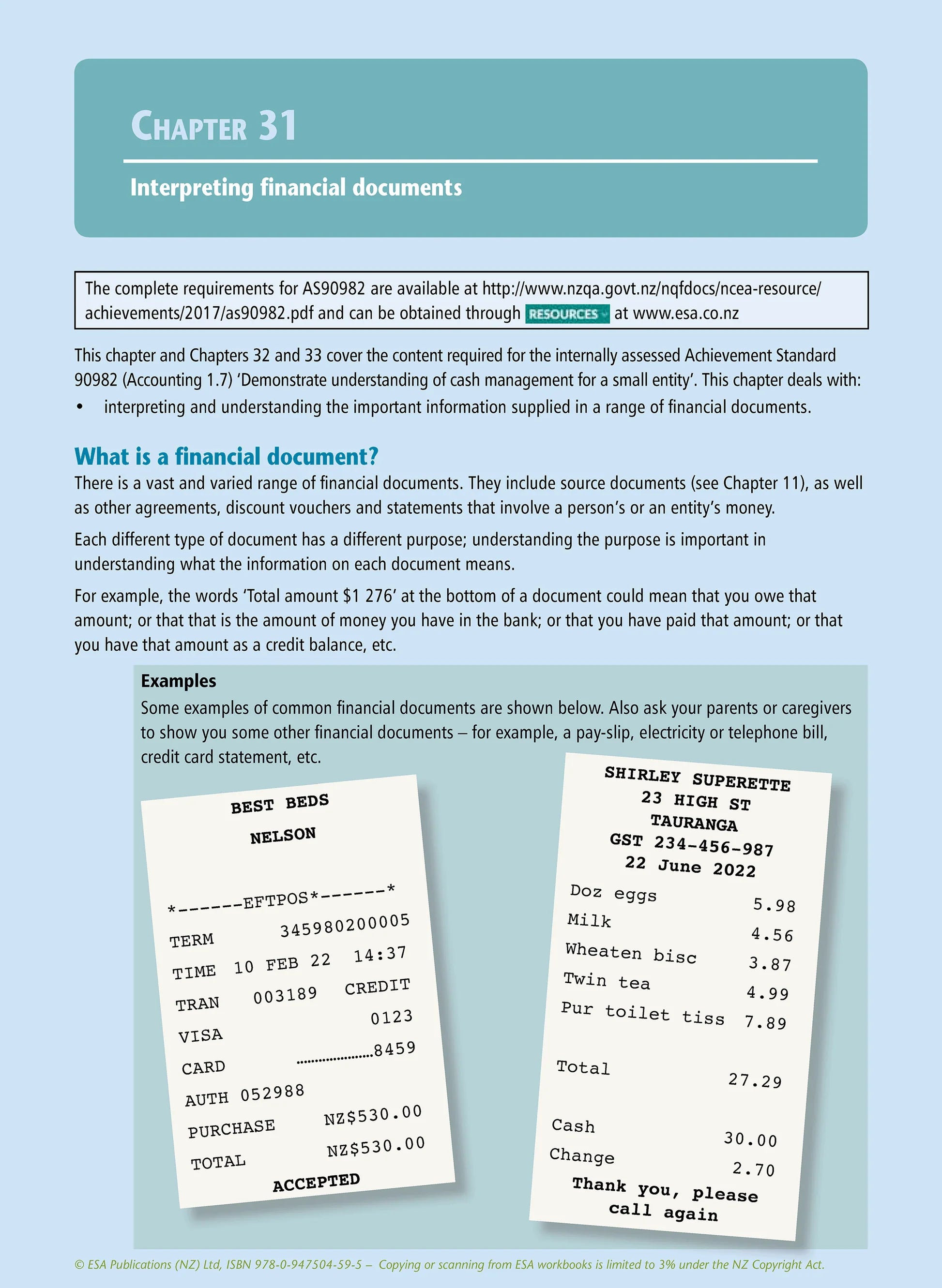 Learnwell Level 1 Accounting Learning Workbook