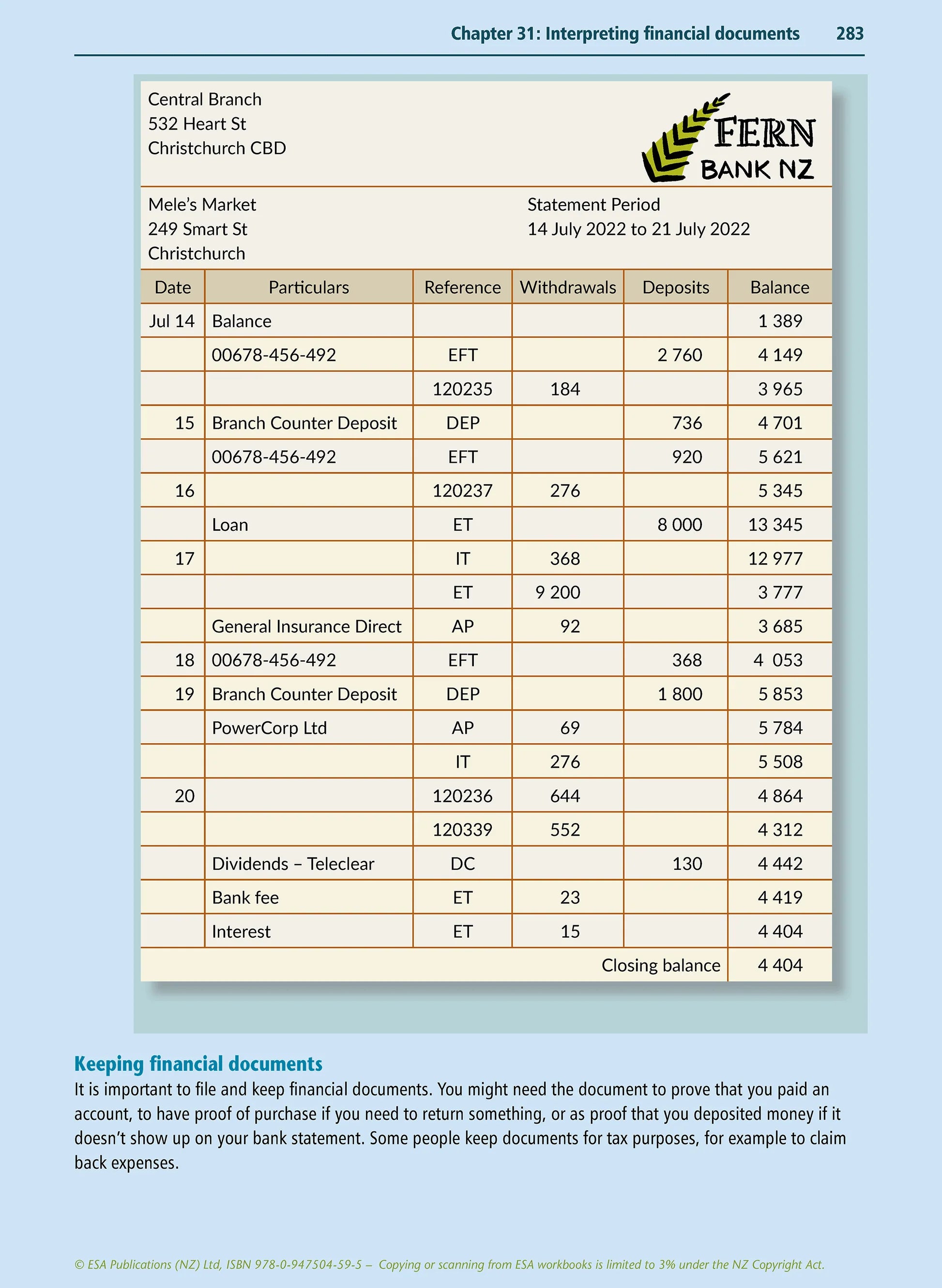 Learnwell Level 1 Accounting Learning Workbook