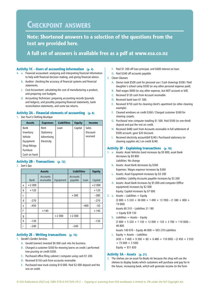 Learnwell Level 1 Accounting Learning Workbook| NCEA Study Guide by Anne Dick