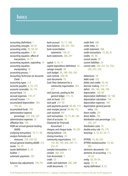 Learnwell Level 1 Accounting Learning Workbook| NCEA Study Guide by Anne Dick