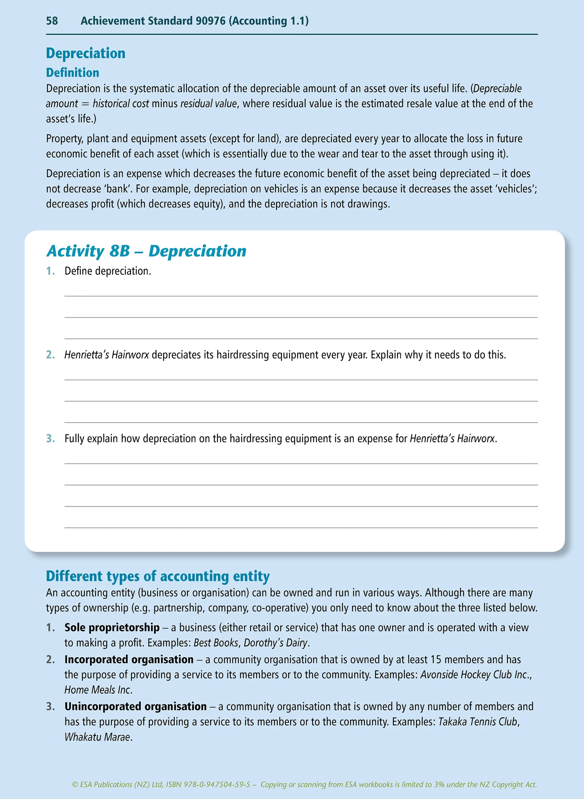 Learnwell Level 1 Accounting Learning Workbook