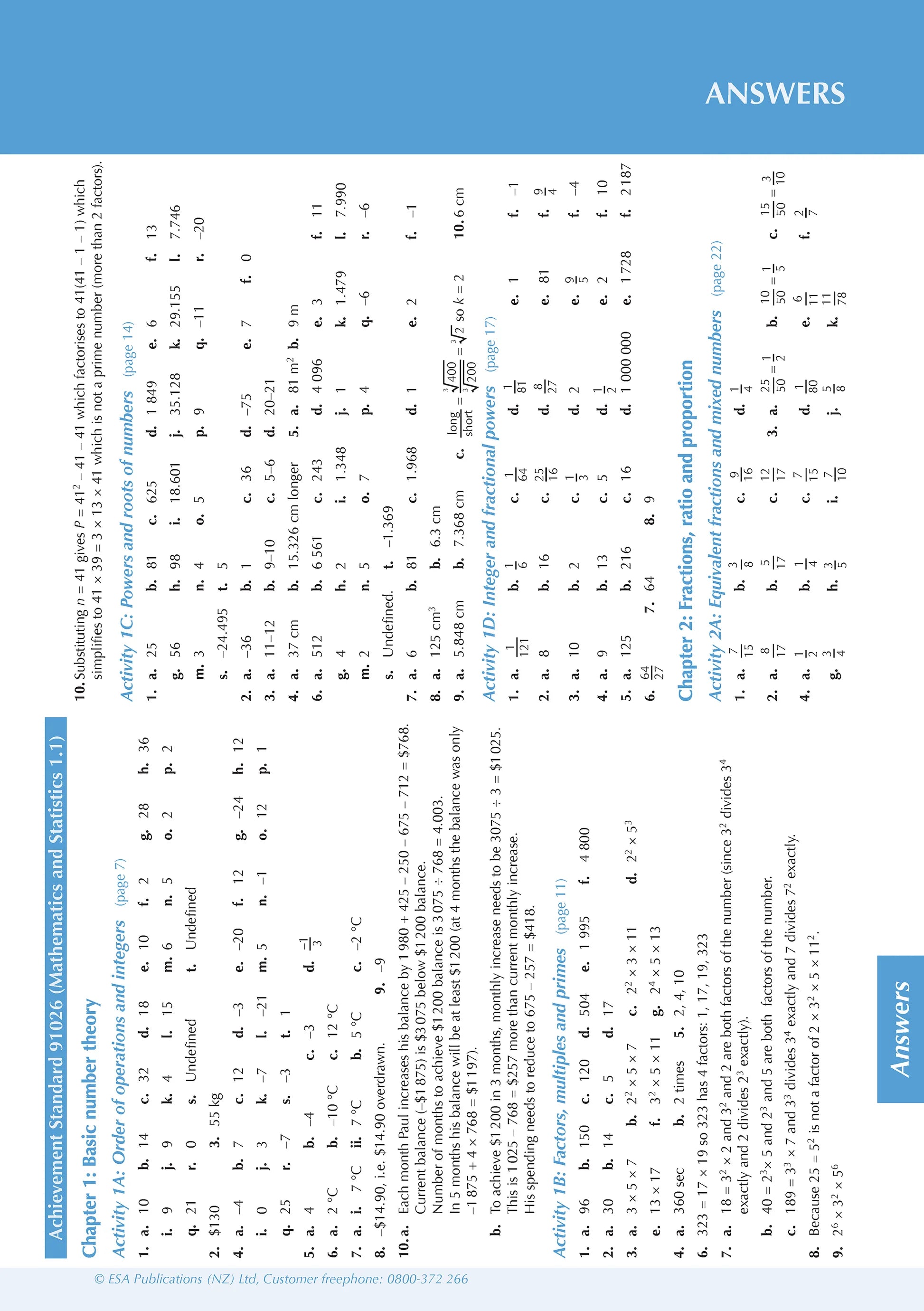 Learnwell Level 1 Advancing Mathematics ESA Study Guide for NCEA Level 1 Mathematics and Statistics by Phyl Haydock Tom Sidebotham and John Watson