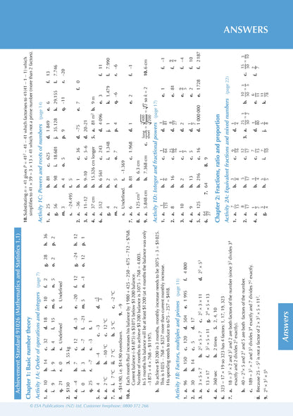 Learnwell Level 1 Advancing Mathematics ESA Study Guide for NCEA Level 1 Mathematics and Statistics by Phyl Haydock Tom Sidebotham and John Watson