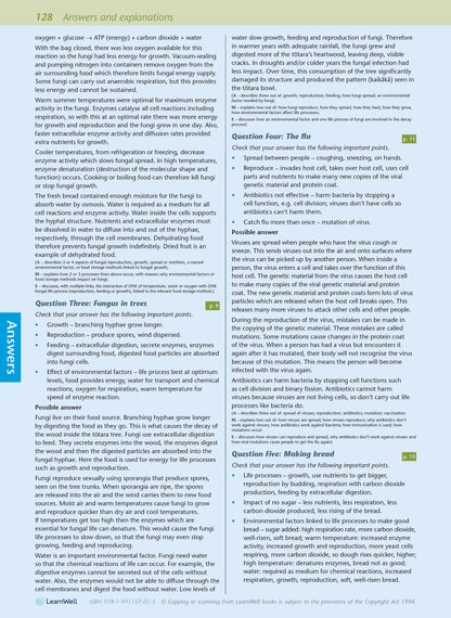 Learnwell Level 1 Biology AME Workbook – NCEA Study Guide NZ