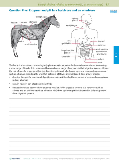 Learnwell Level 1 Biology AME Workbook – NCEA Study Guide NZ