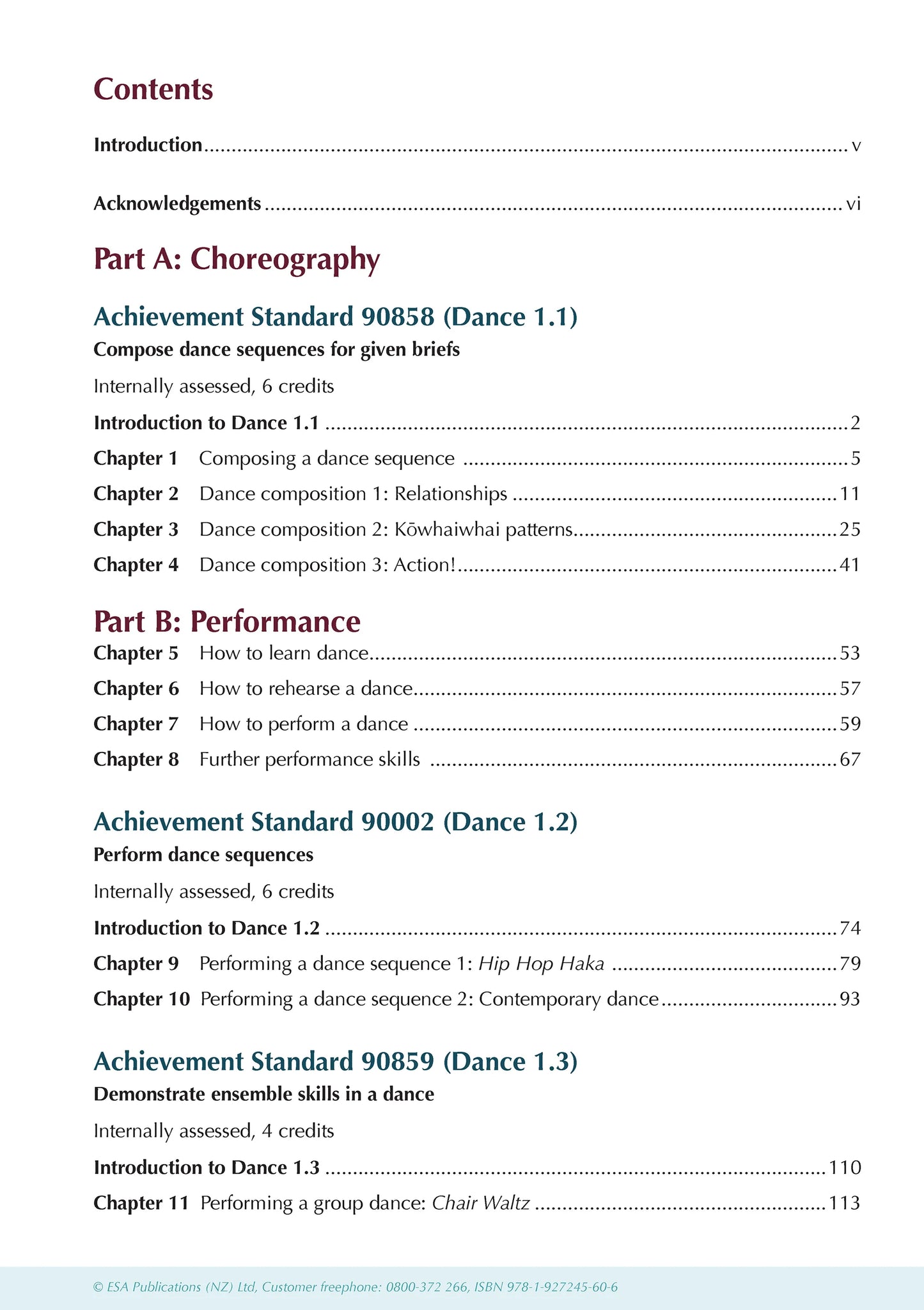 Learnwell Level 1 Dance ESA Study Guide