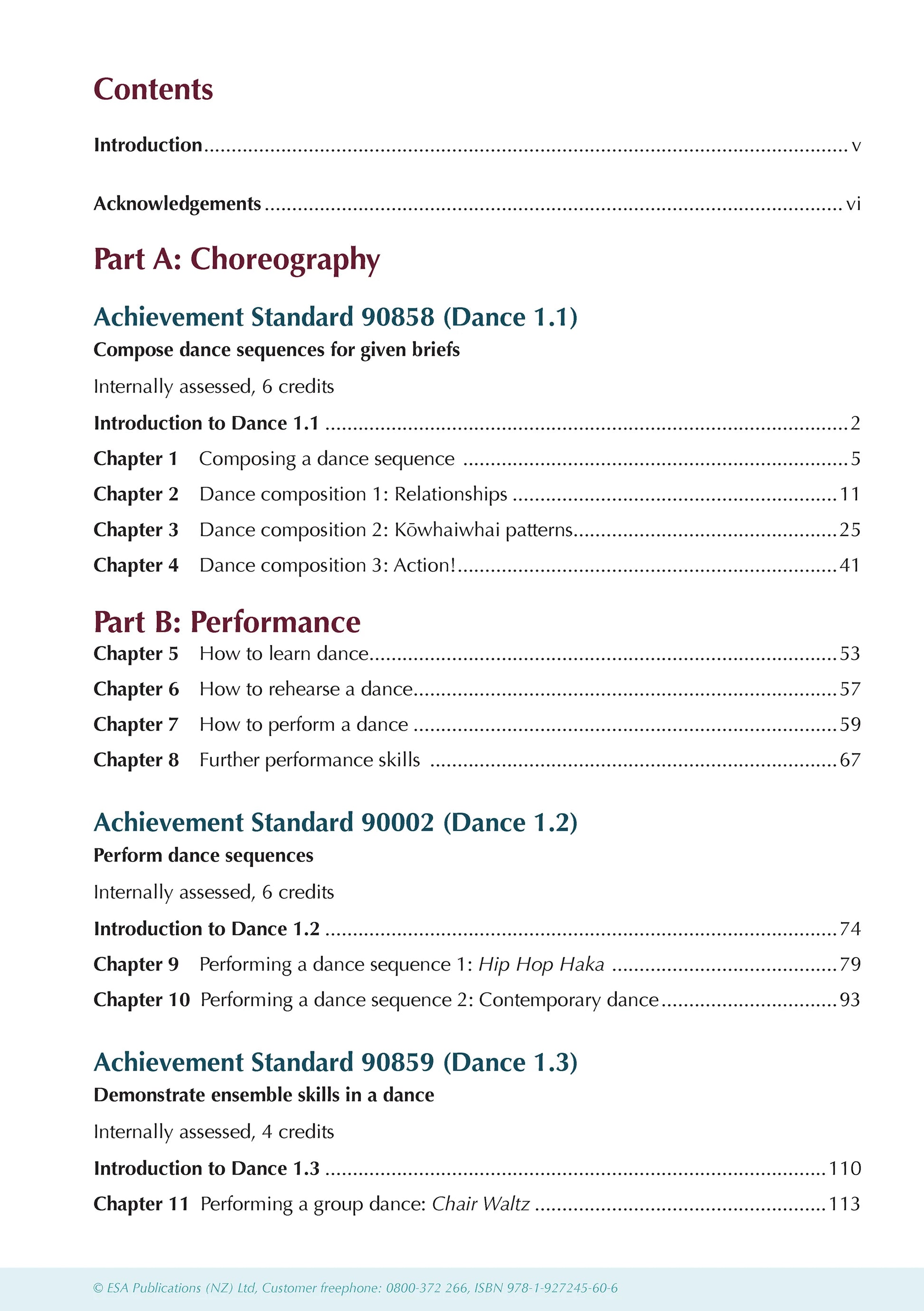 Learnwell Level 1 Dance ESA Study Guide