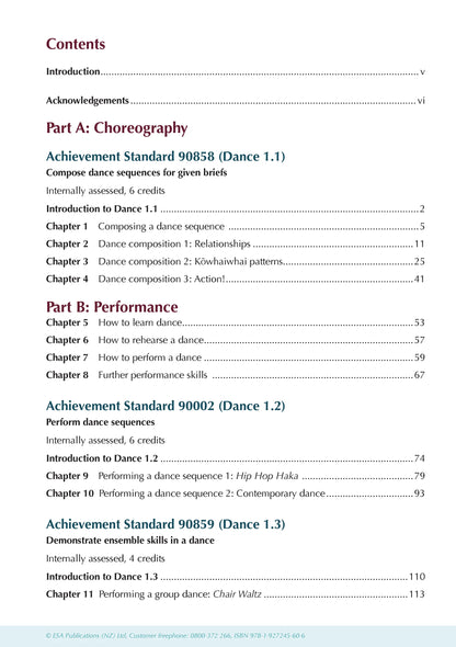 Learnwell Level 1 Dance ESA Study Guide