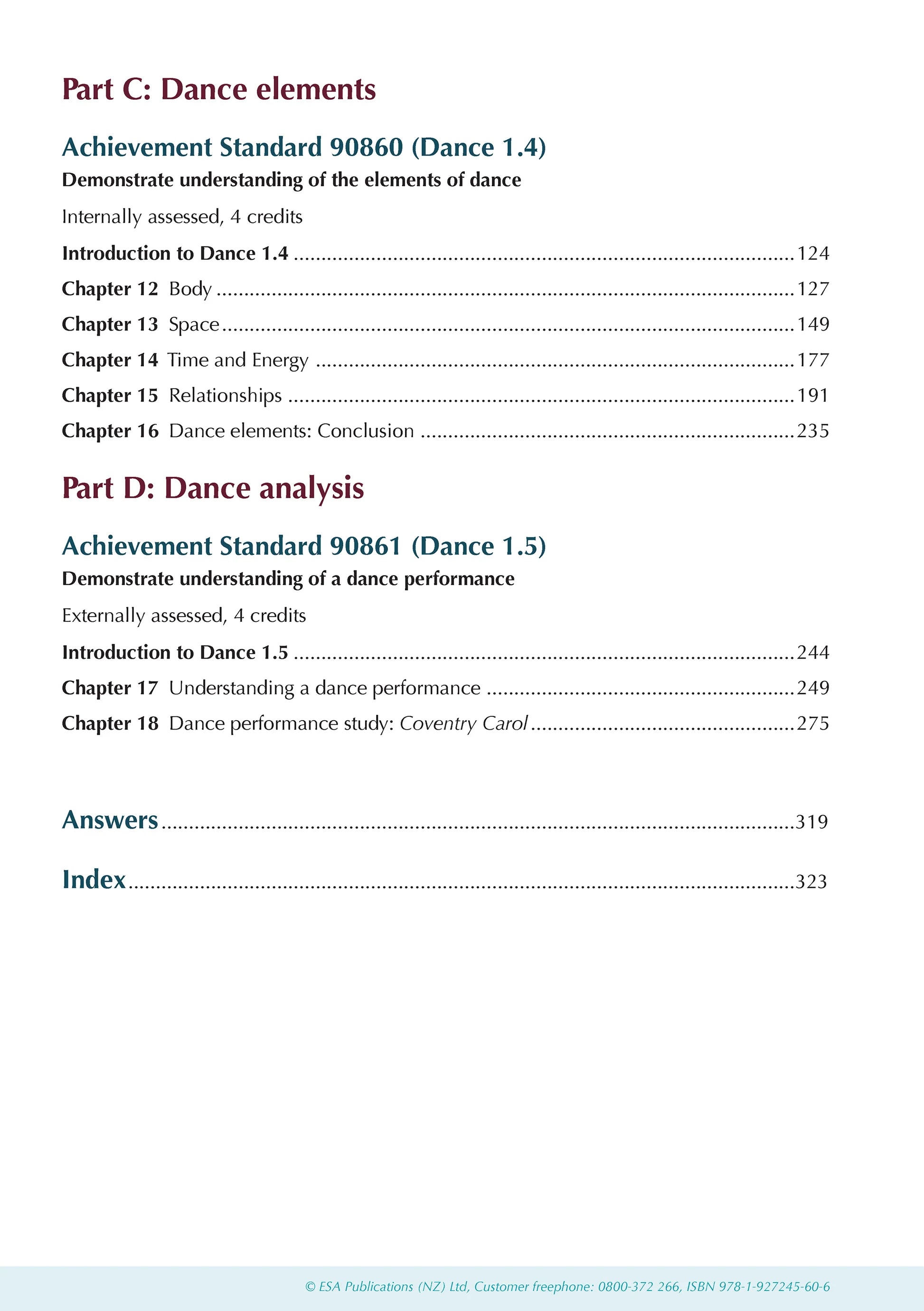 Learnwell Level 1 Dance ESA Study Guide
