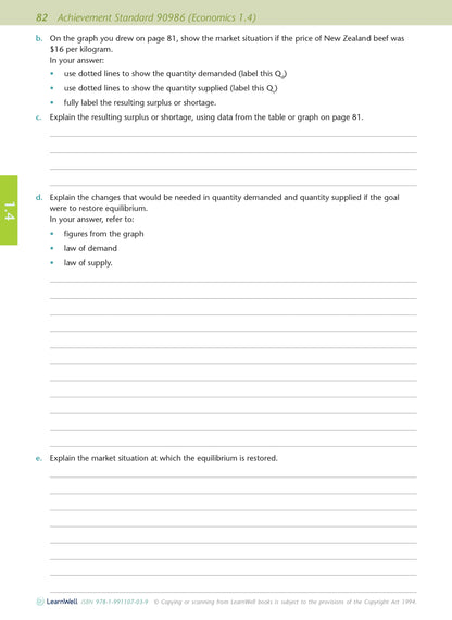 Learnwell Level 1 Economics AME Workbook – NCEA Study Guide NZ