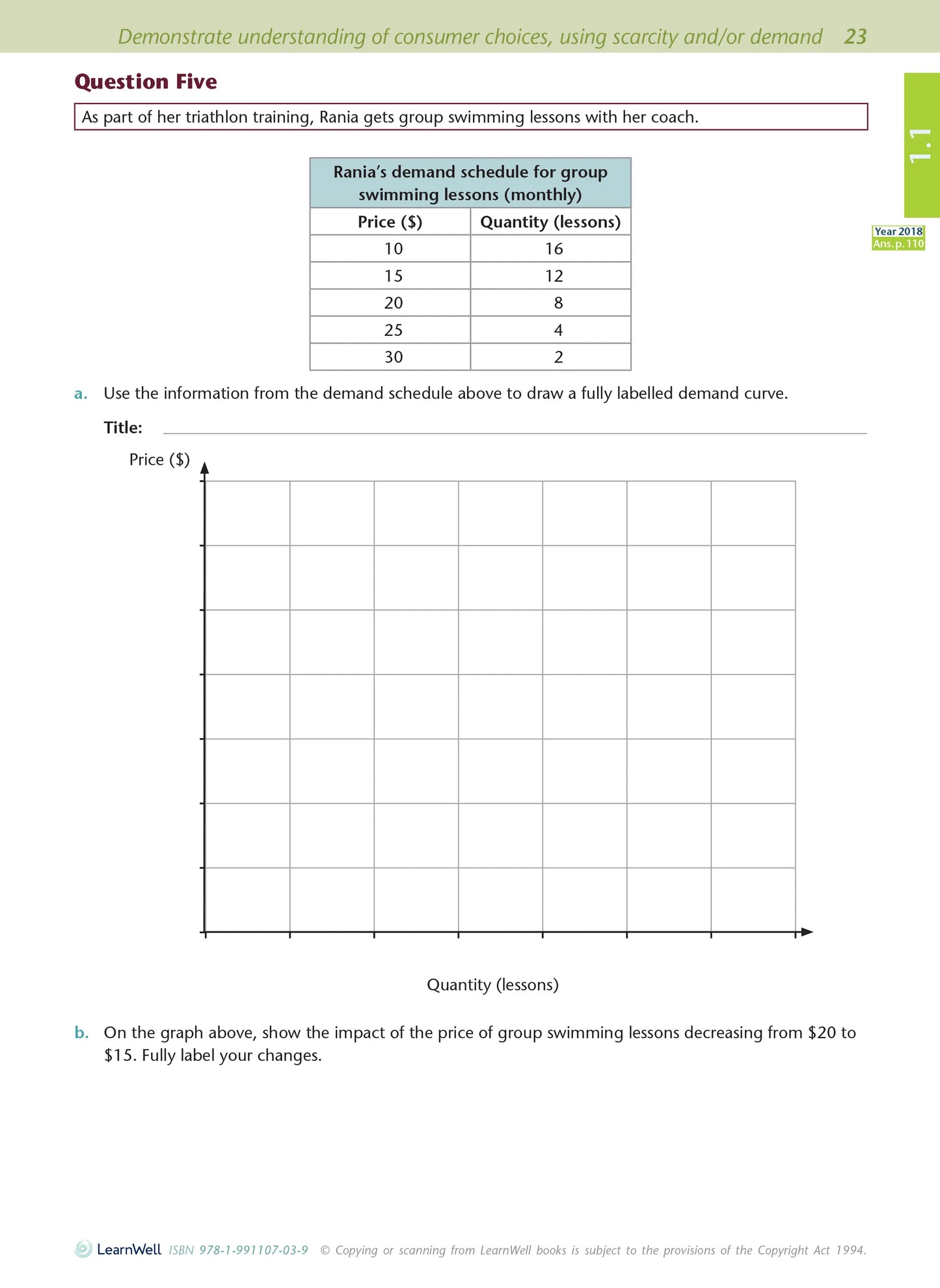 Learnwell Level 1 Economics AME Workbook – NCEA Study Guide NZ