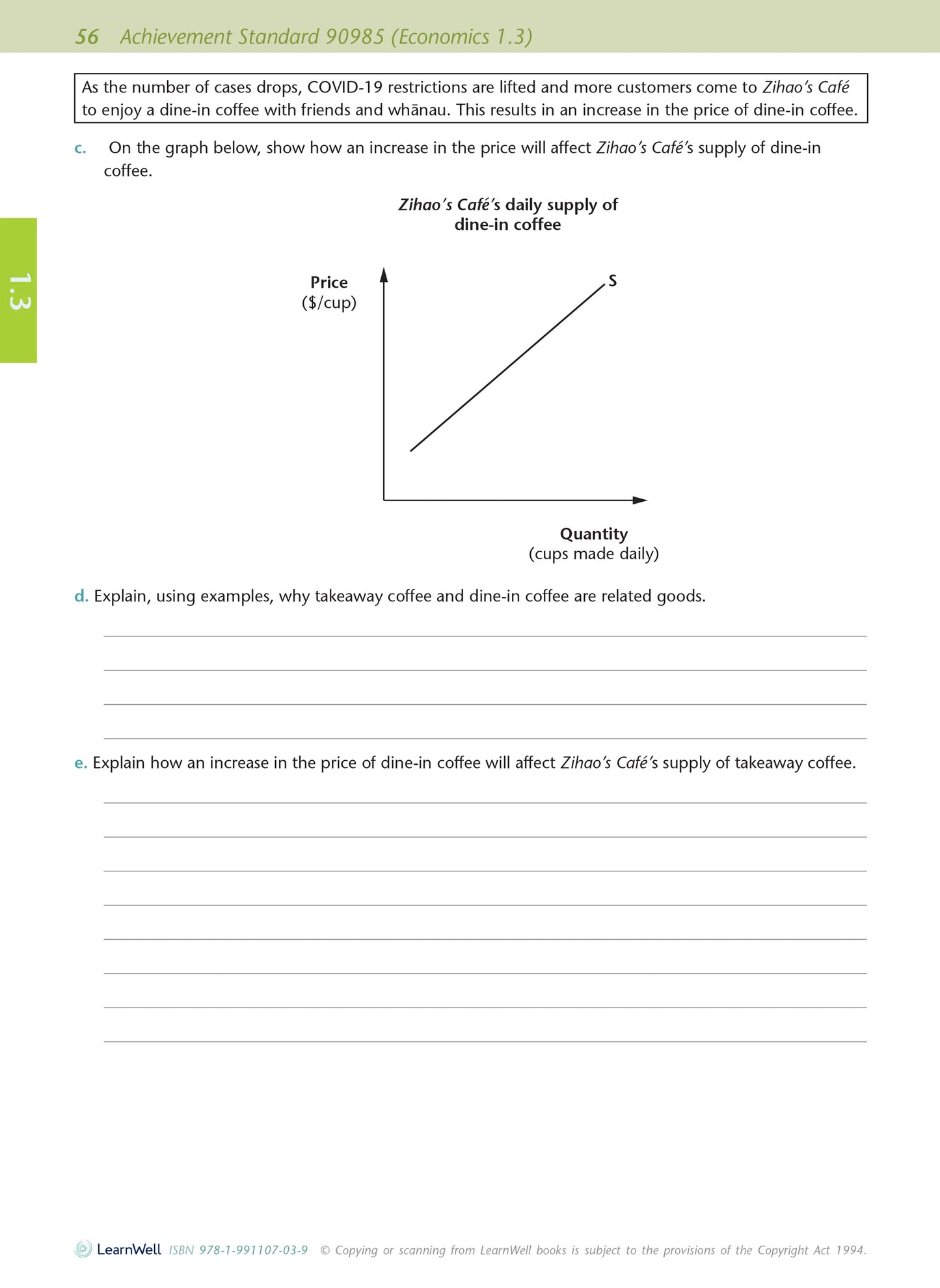 Learnwell Level 1 Economics AME Workbook – NCEA Study Guide NZ