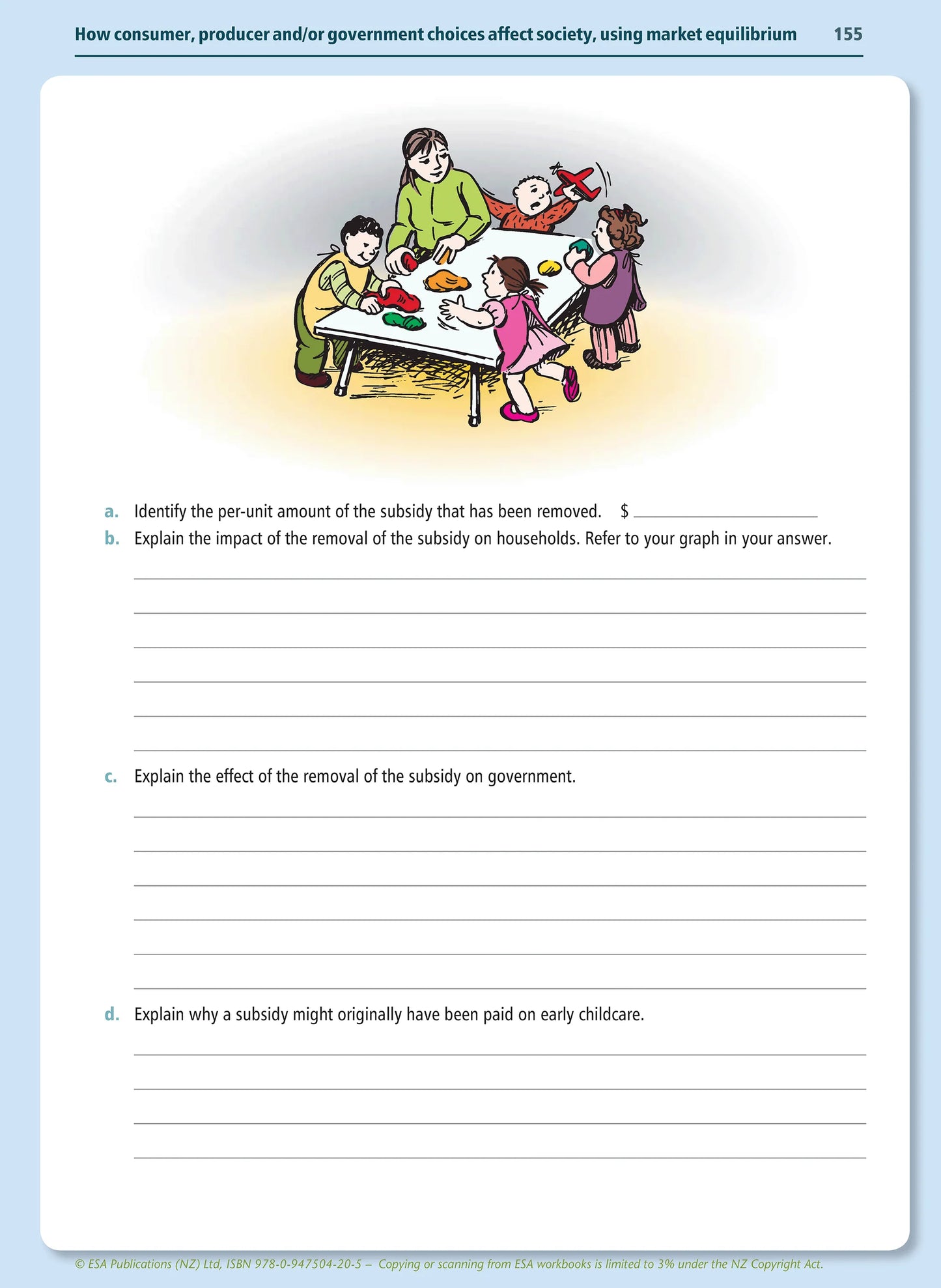 Learnwell Level 1 Economics Learning Workbook for NCEA Level 1 Year 11 students covering all six achievement standards