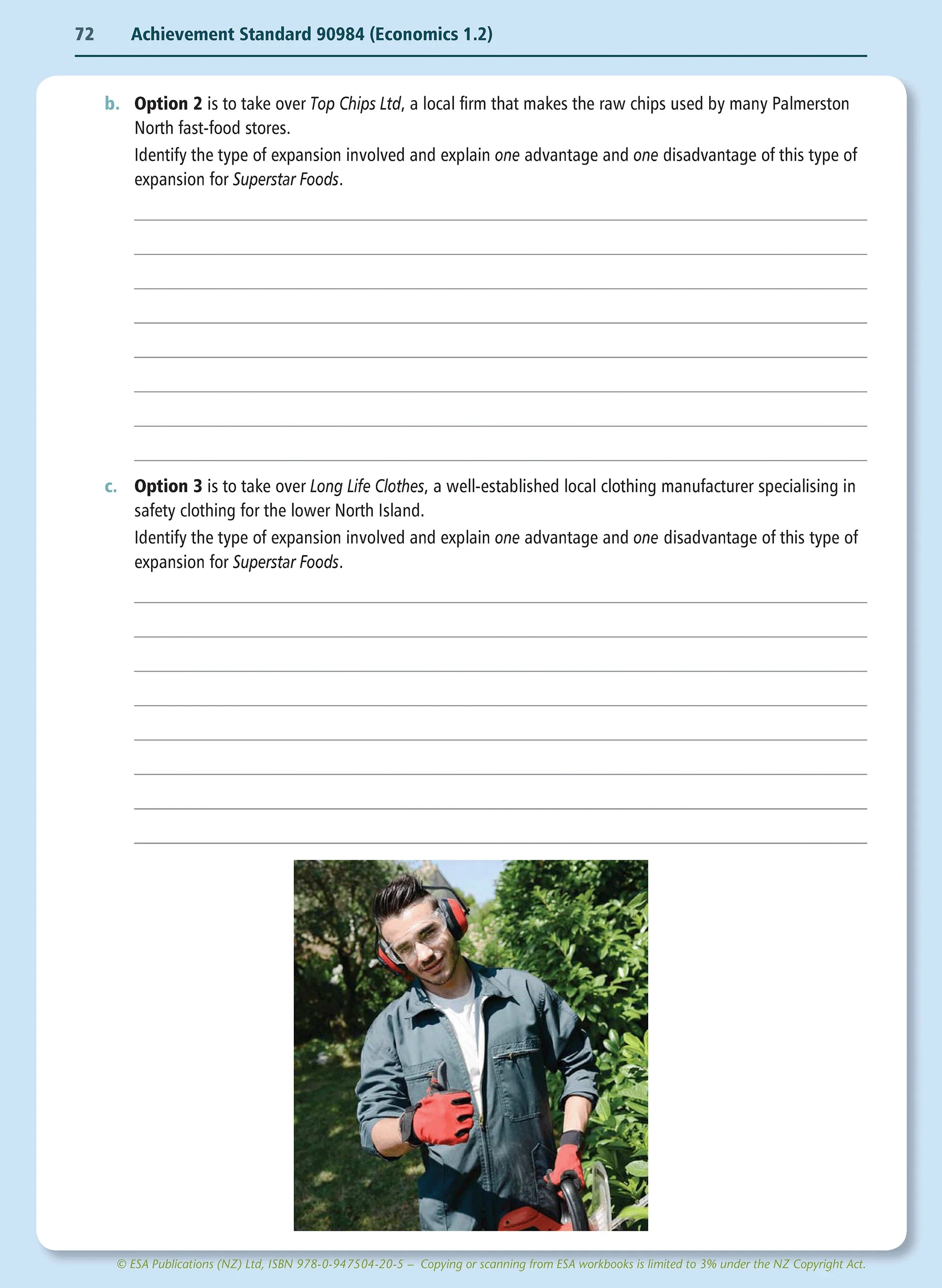 Learnwell Level 1 Economics Learning Workbook for NCEA Level 1 Year 11 students covering all six achievement standards