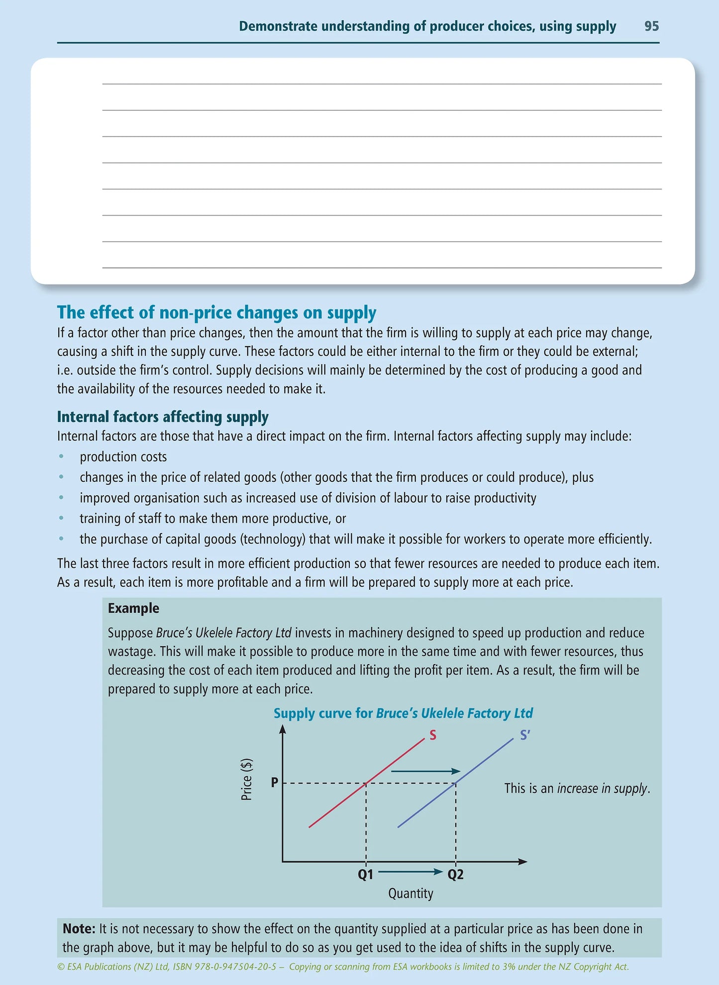 Learnwell Level 1 Economics Learning Workbook for NCEA Level 1 Year 11 students covering all six achievement standards