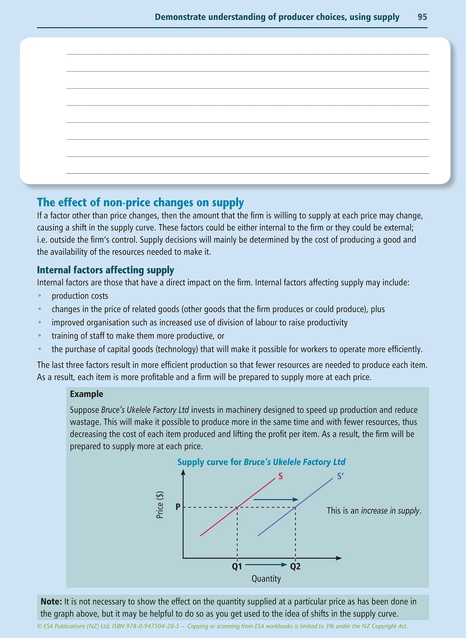 Learnwell Level 1 Economics Learning Workbook for NCEA Level 1 Year 11 students covering all six achievement standards
