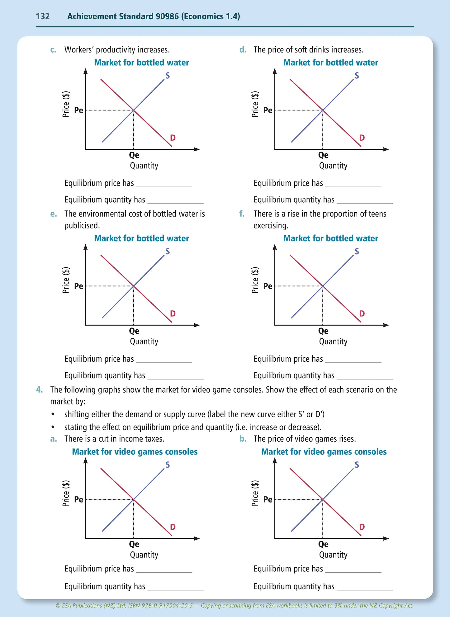 Learnwell Level 1 Economics Learning Workbook for NCEA Level 1 Year 11 students covering all six achievement standards