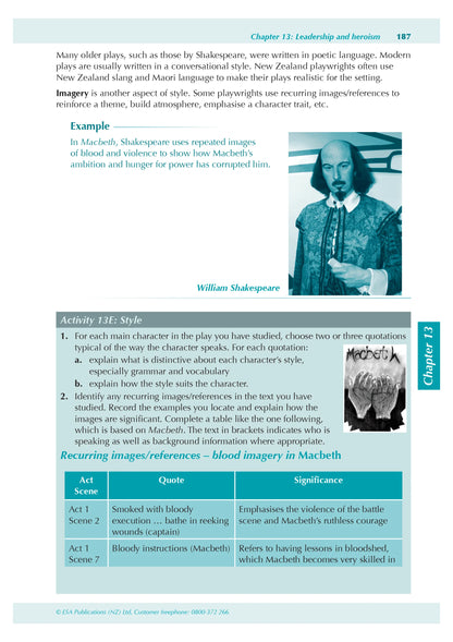 Learnwell Level 1 English ESA Study Guide | NCEA Level 1 English Standards 1.1–1.11