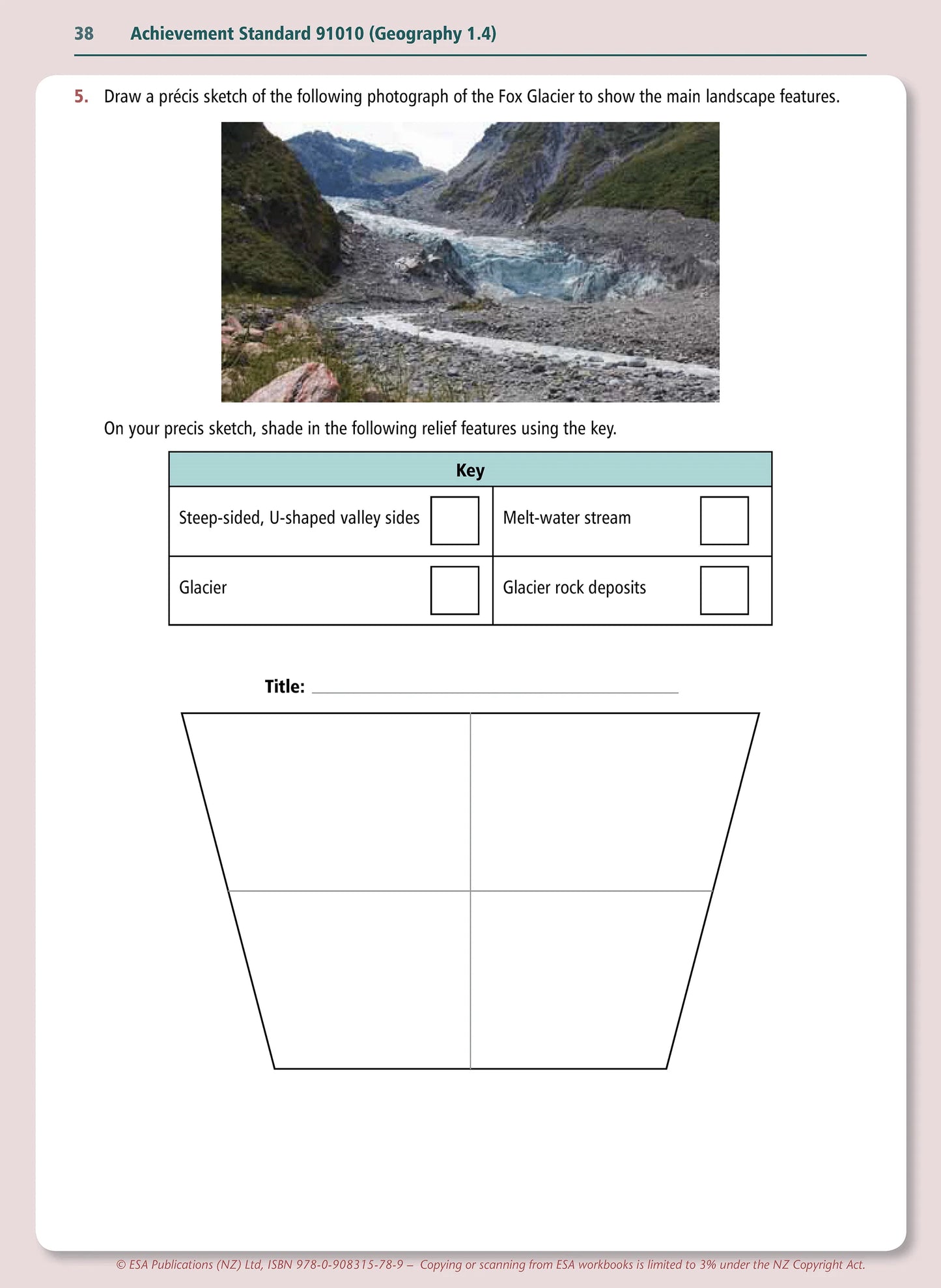 Learnwell Level 1 Geographic Skills 1.4 Learning Workbook for NCEA Geography Achievement Standard AS91010 by Jean McCann