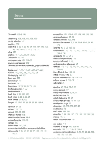Learnwell Level 1 Materials Technology Learning Workbook for NCEA Level 1 covering Achievement Standards 1.1 to 1.6 and 1.10 with explanations, illustrations and activities with answers.
