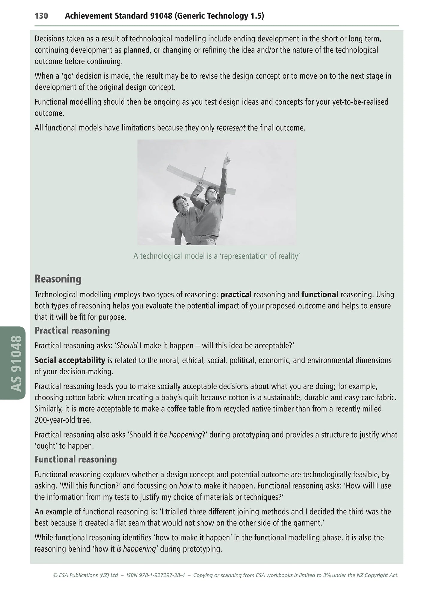 Learnwell Level 1 Materials Technology Learning Workbook for NCEA Level 1 covering Achievement Standards 1.1 to 1.6 and 1.10 with explanations, illustrations and activities with answers.