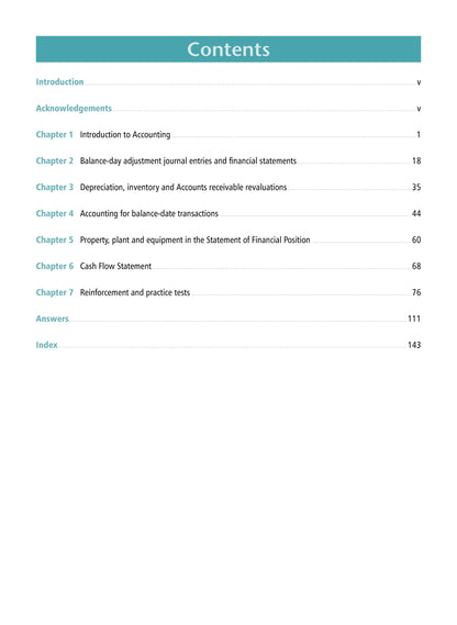 Learnwell Level 2 Accounting 2.3 Learning Workbook | NCEA