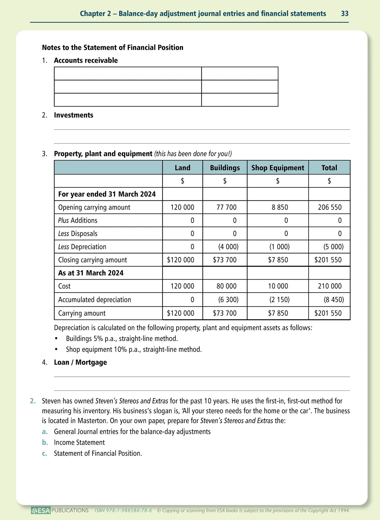Learnwell Level 2 Accounting 2.3 Learning Workbook | NCEA