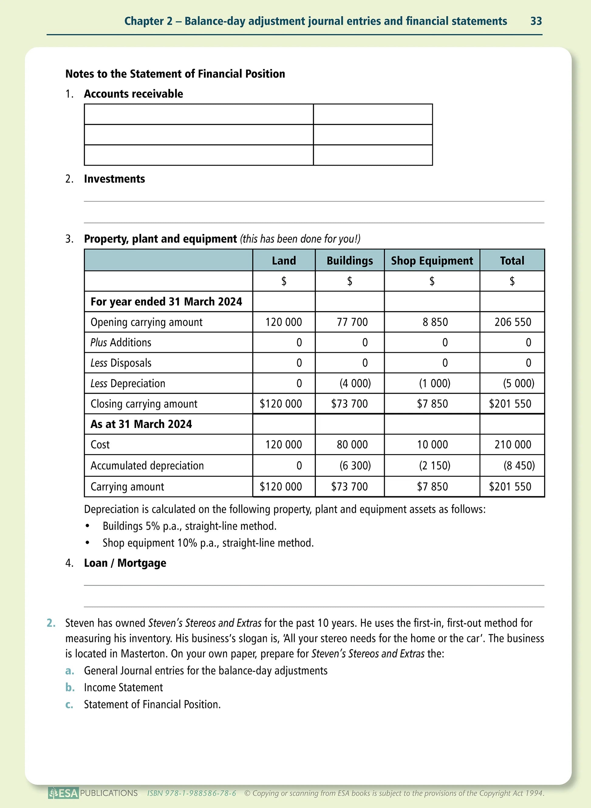 Learnwell Level 2 Accounting 2.3 Learning Workbook | NCEA