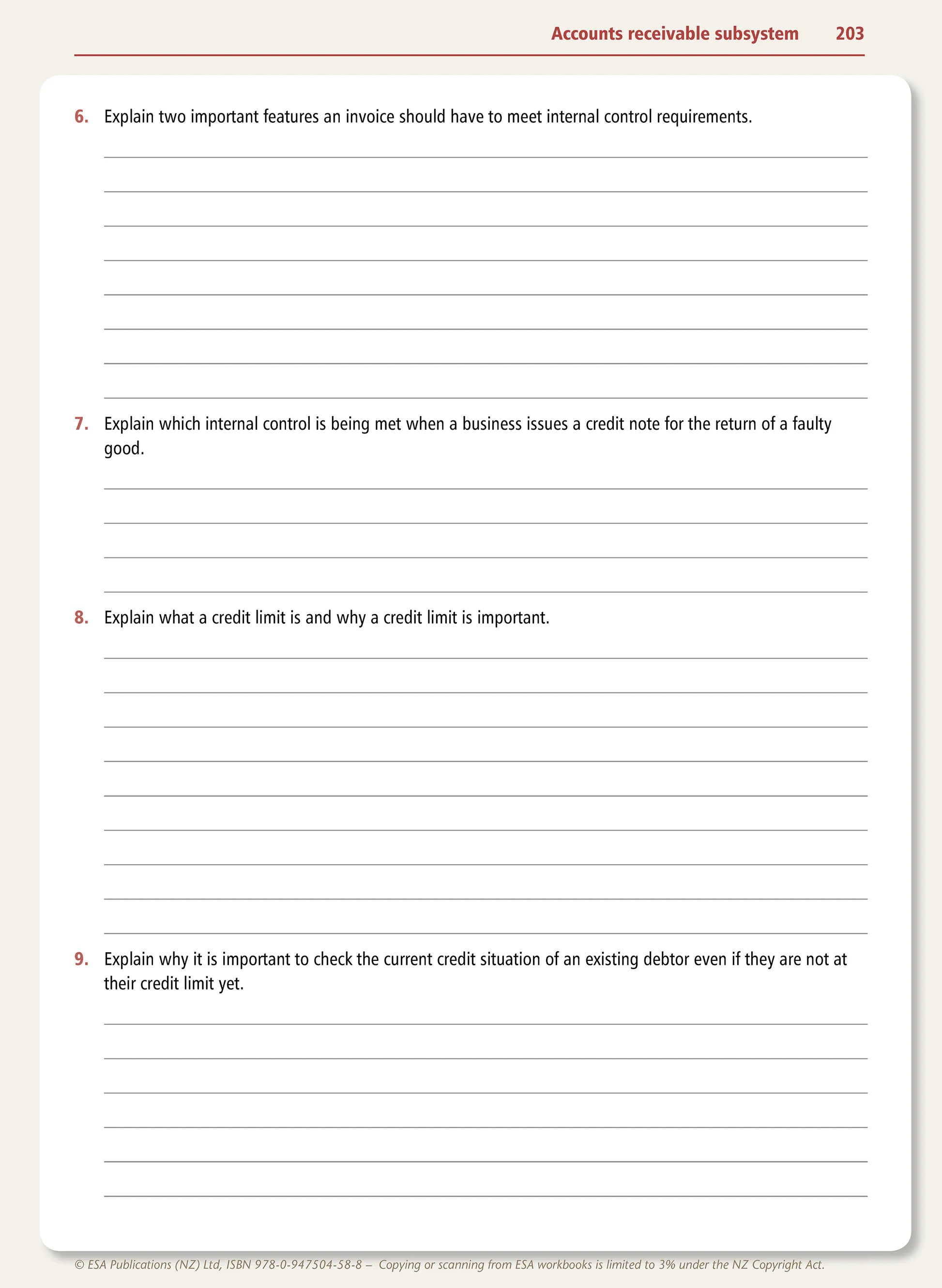 Learnwell Level 2 Accounting Learning Workbook – NCEA Accounting
