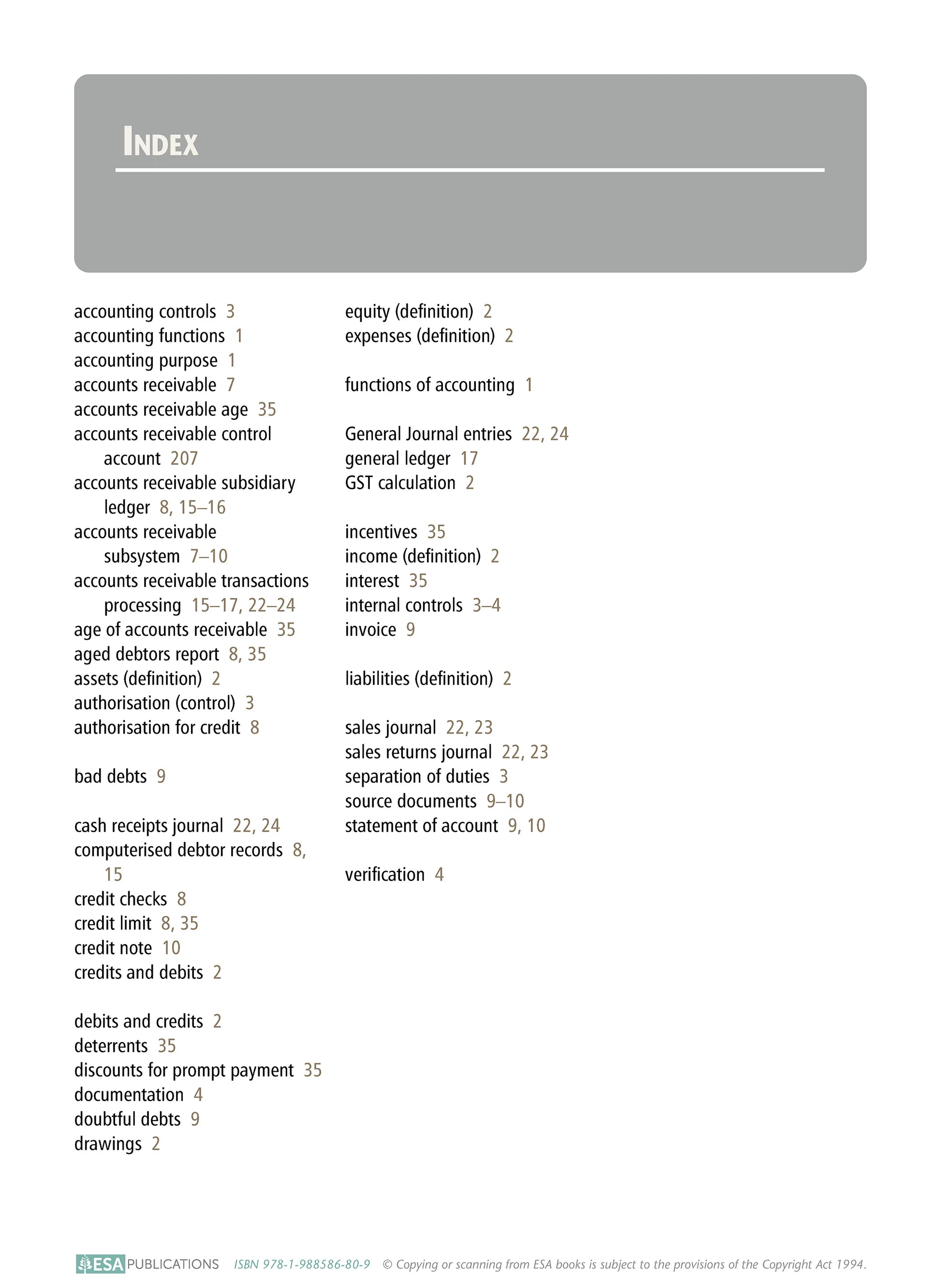 Learnwell Level 2 Accounts Receivable Subsystems 2.6 Workbook NCEA