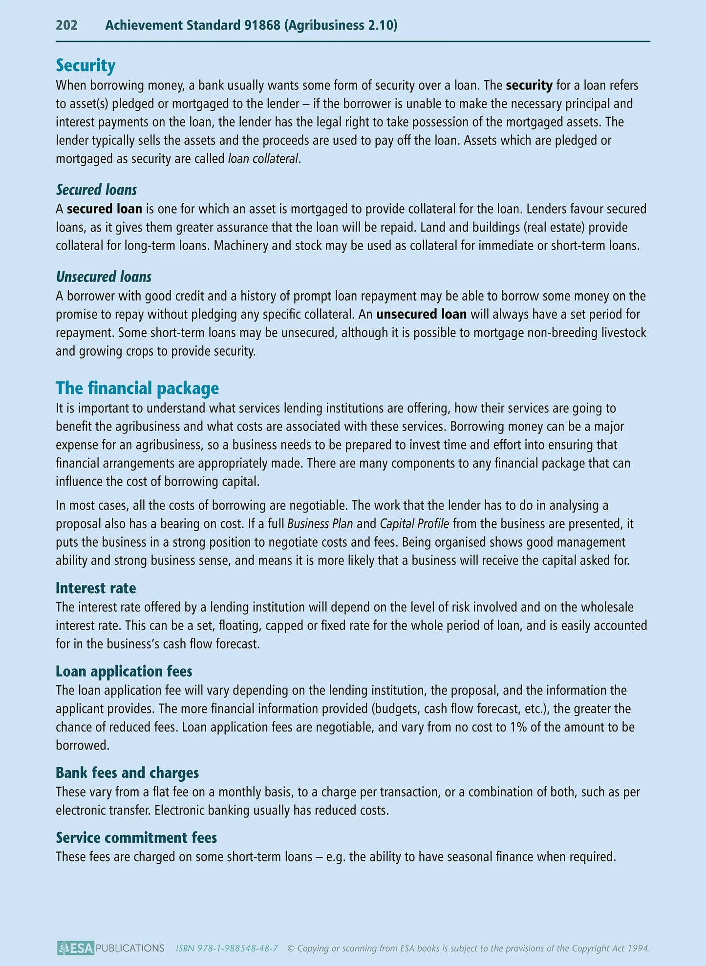 Learnwell Level 2 Agribusiness Learning Workbook | NCEA