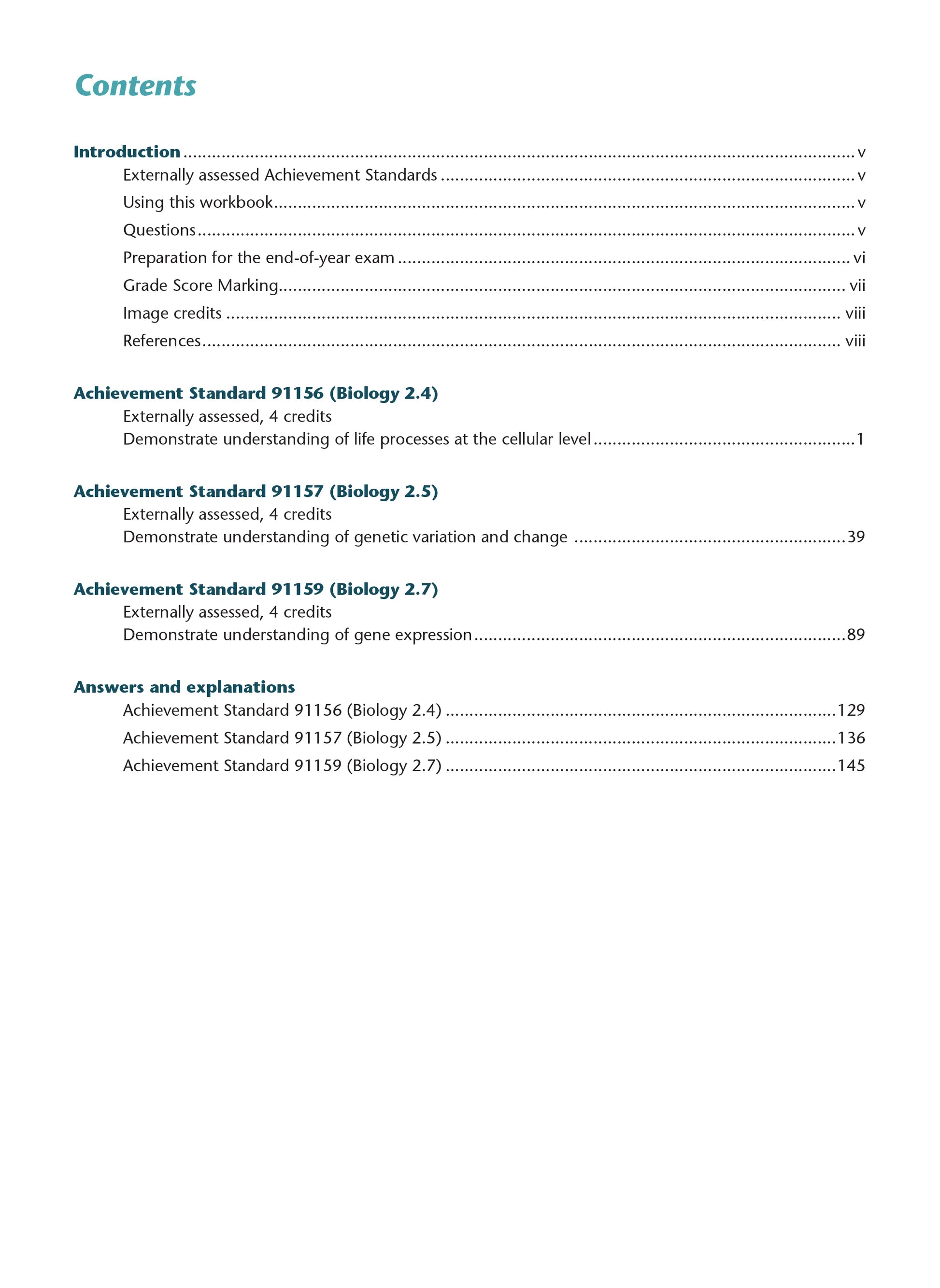 Learnwell Level 2 Biology AME Workbook – NCEA Study Guide