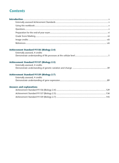 Learnwell Level 2 Biology AME Workbook – NCEA Study Guide